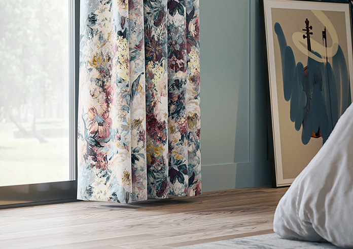 Philippa, Petrol - Made to Measure Curtains - Image 5